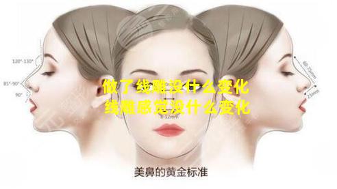 做了线雕没什么变化 线雕感觉没什么变化